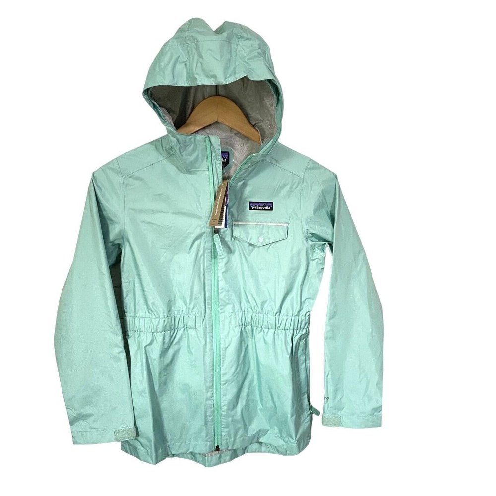 Patagonia kids Torrentshell H2No shell jacket rain coat size Girls Size L 12
